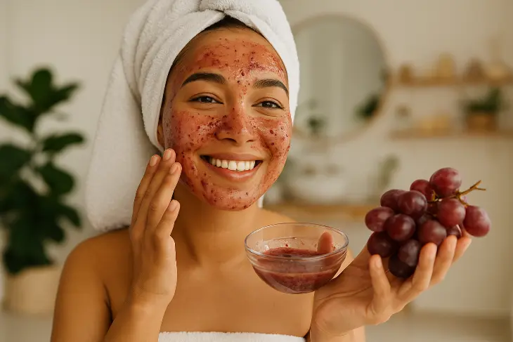 Anggur untuk Kecantikan: Masker Wajah Alami yang Bikin Glowing!