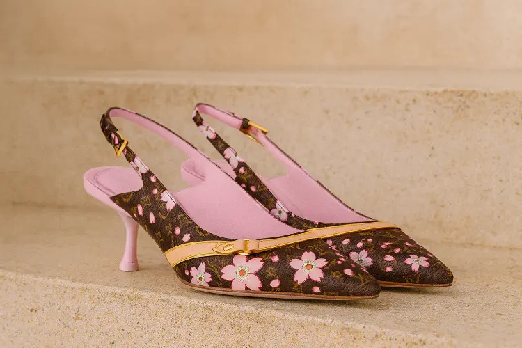 Louis Vuitton LV x TM 6AM Slingback Pump - Feminin dengan Sentuhan Romantis