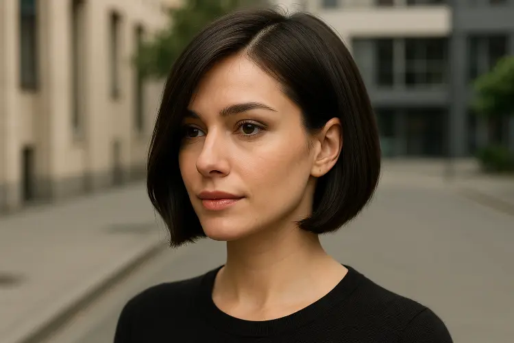 Side-Parted Bob - Modern dan Chic