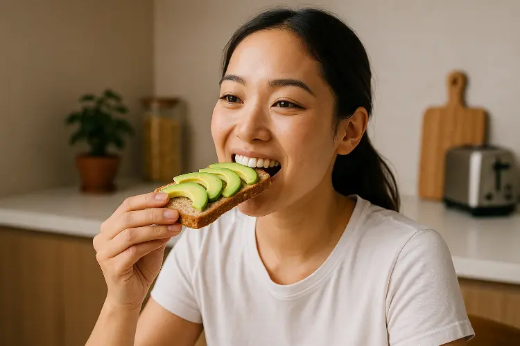 Roti Gandum dengan Alpukat